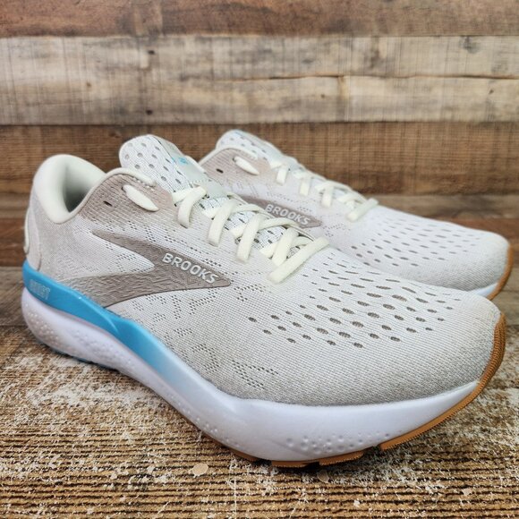 Brooks Shoes - Brooks Ghost 16 Women's Size 11 B Beige Running Athletic Gym Train Sneaker Shoes